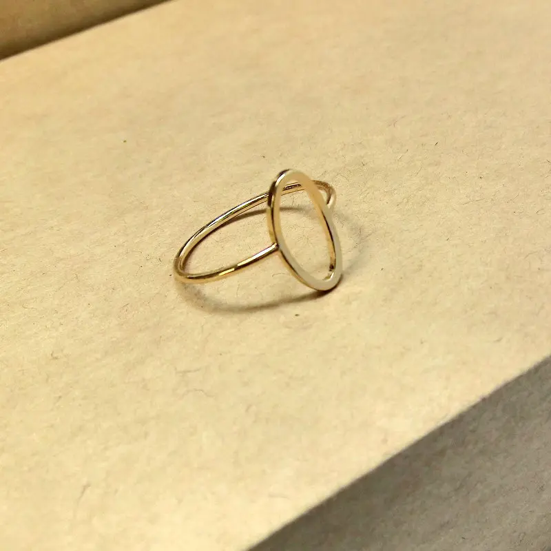 12 ks/lot nový příjezdu položky módní šperky kovové mědi geometrie prsten 4