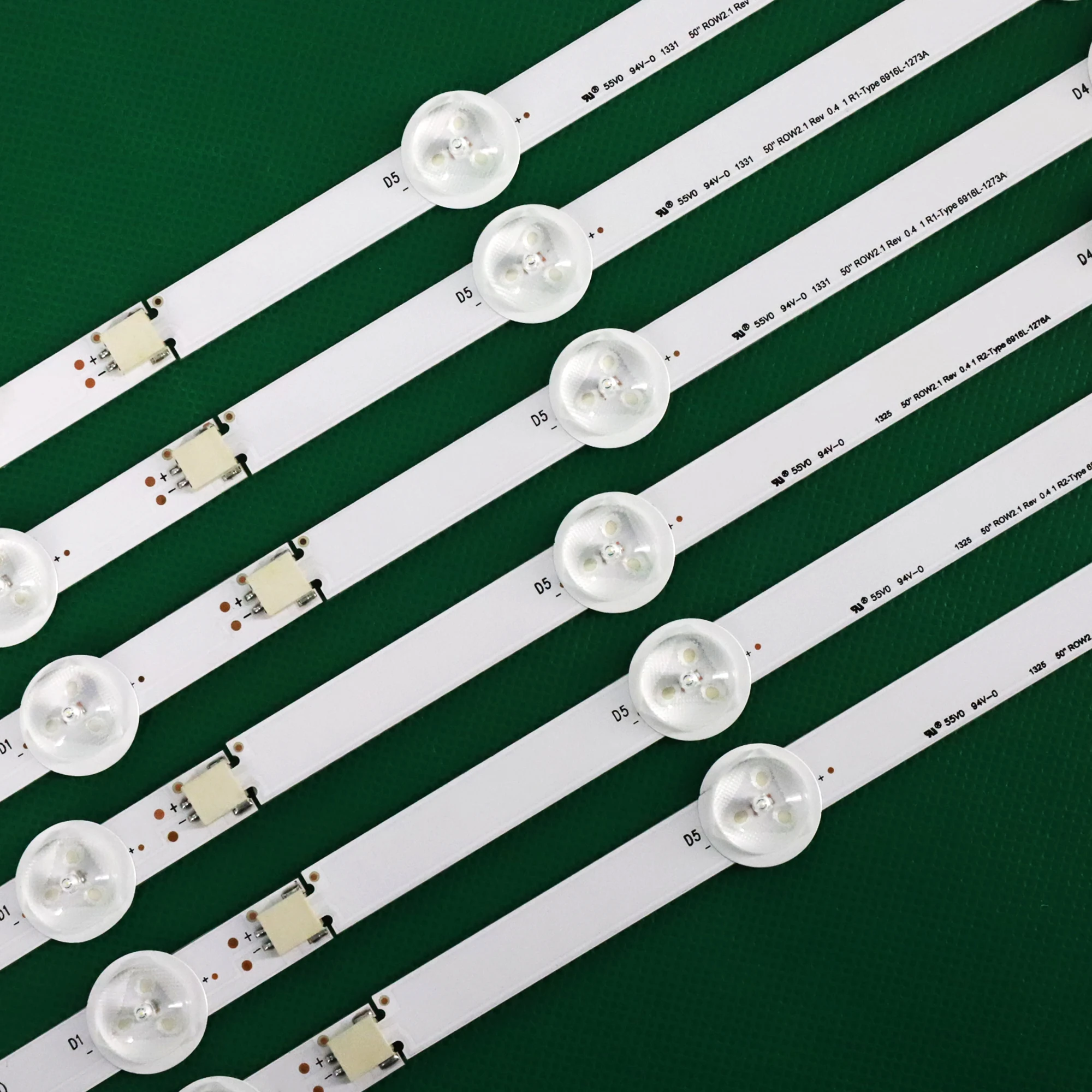 12 KS/set LED Podsvícení strip perfektní kompatibilní pro LG 50LN 5100 50LN5700 50LN5600 50LN5400 LC500DUE-SFR2 0