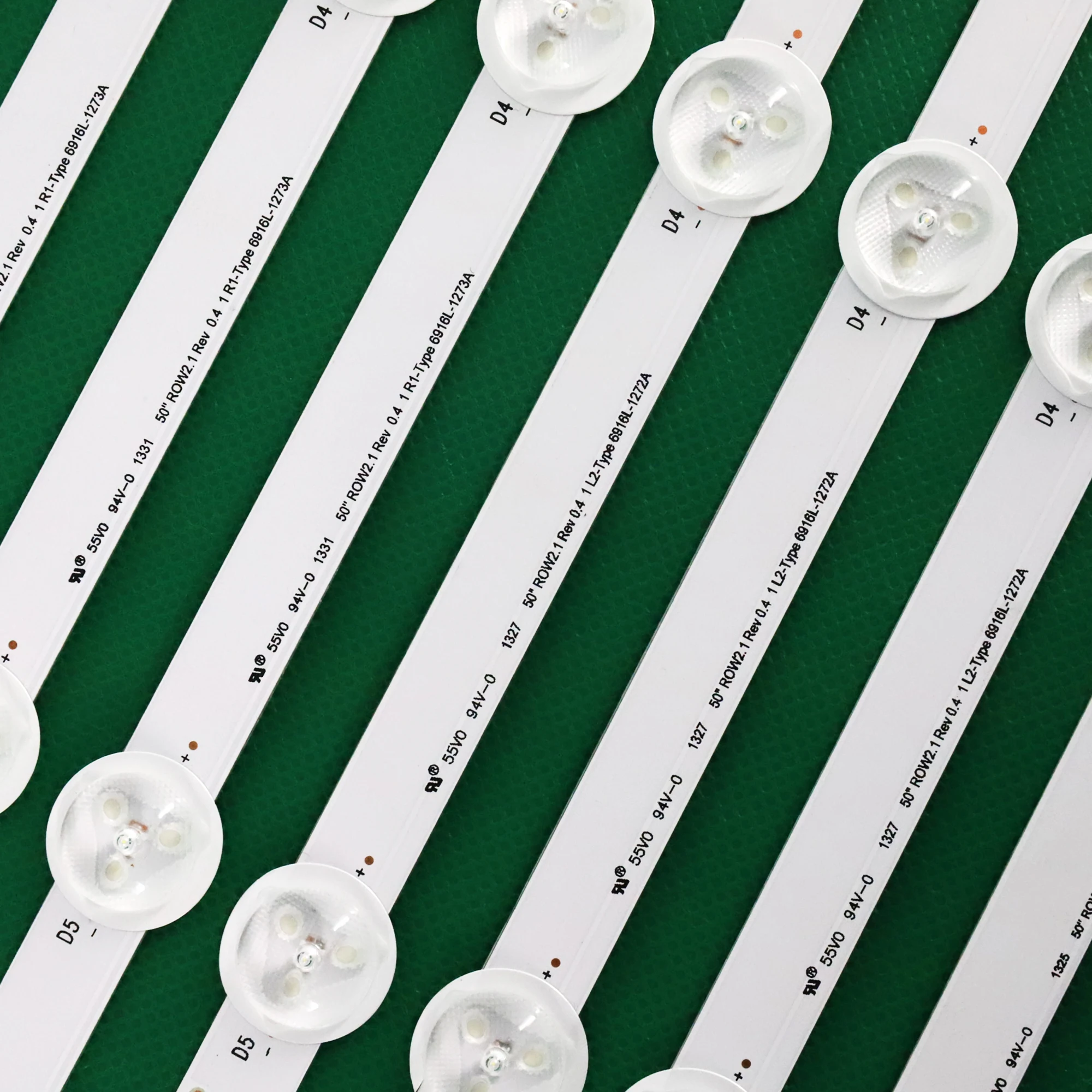 12 KS/set LED Podsvícení strip perfektní kompatibilní pro LG 50LN 5100 50LN5700 50LN5600 50LN5400 LC500DUE-SFR2 2