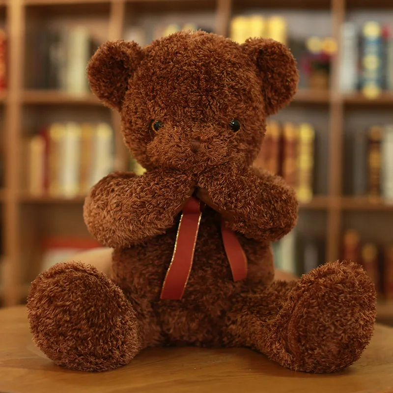130 cm Velký Medvídek plaché objetí plněné medvěd panenka S magnet plyšové hračky plné velikosti vysoce kvalitní dárek pro děti kamarádky 1