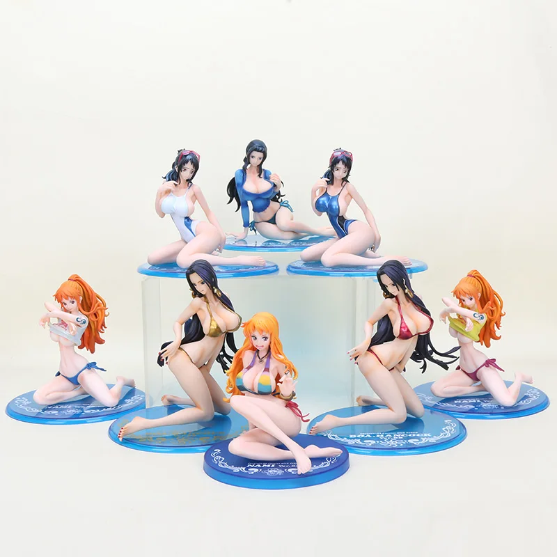 14-15cm Anime One Piece Nami Robin Nico Boa Hancock plavky Plavky PVC, Akční Figurky Hračky 3