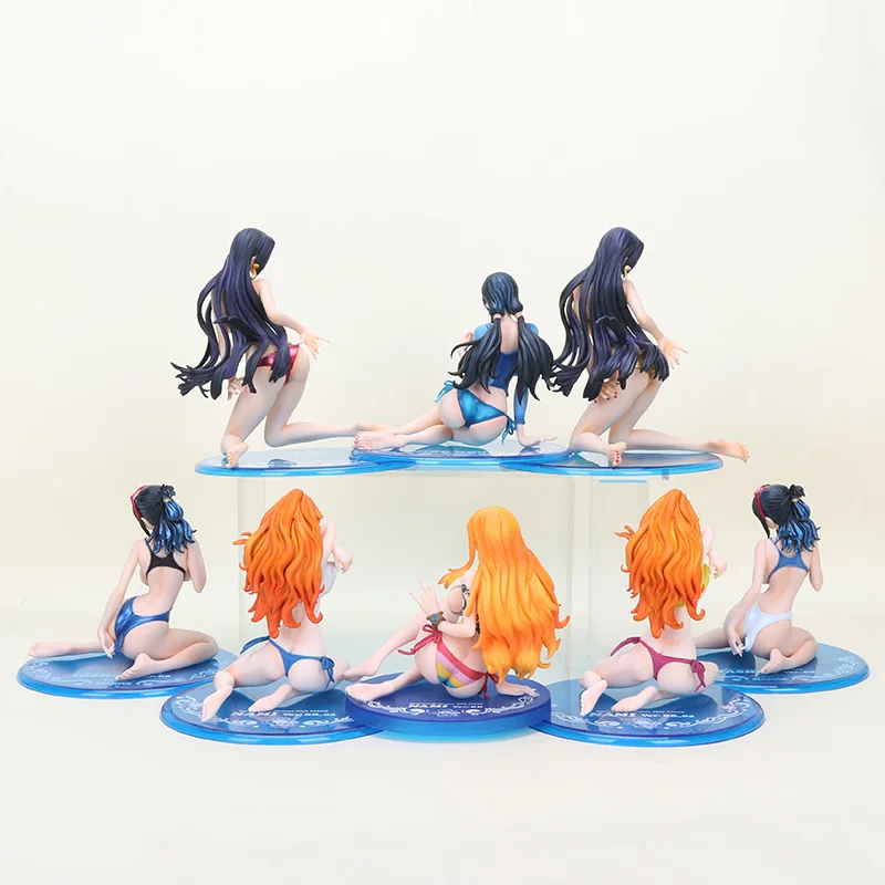 14-15cm Anime One Piece Nami Robin Nico Boa Hancock plavky Plavky PVC, Akční Figurky Hračky 5