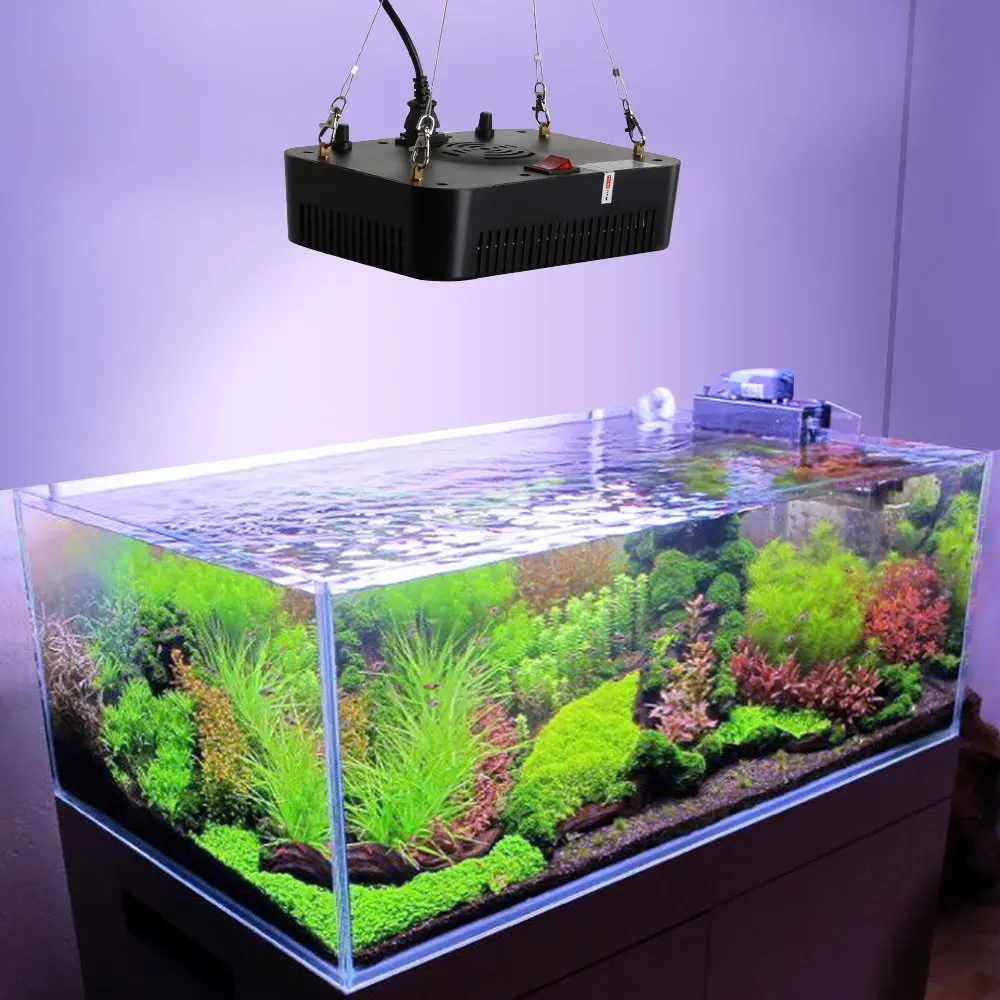 140W Akvarijní led osvětlení Stmívatelné lampy Ryby mísy akvárium lehké Mořské Ryby tank Coral světla Vysoký jas Stmívání lampy 3