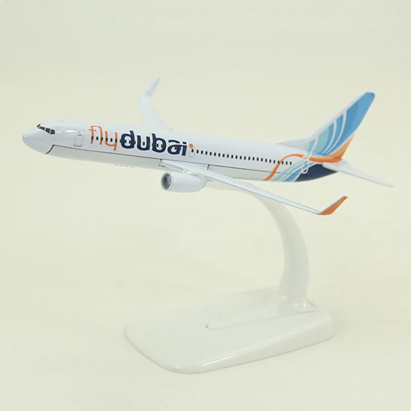 16cm 1:400 Měřítku Letadla Boeing 737 B737 Dubai Airlines, Flydubai Kovové Letadlo Model Letadla Model Sběratelskou Dekorace 0