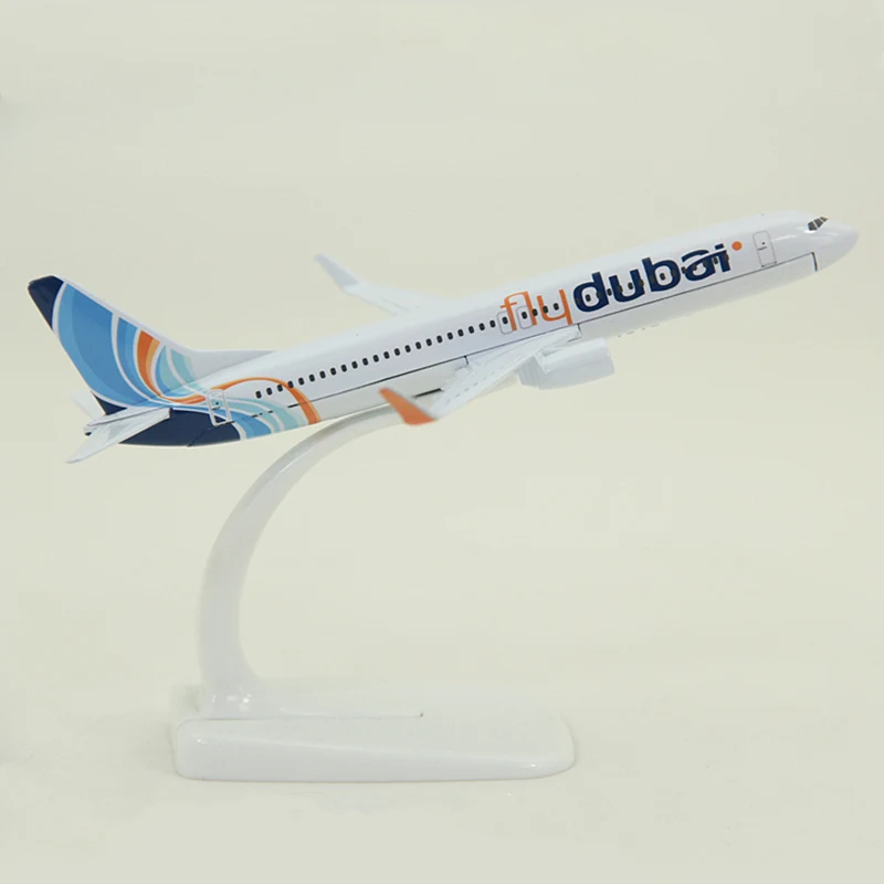 16cm 1:400 Měřítku Letadla Boeing 737 B737 Dubai Airlines, Flydubai Kovové Letadlo Model Letadla Model Sběratelskou Dekorace 4