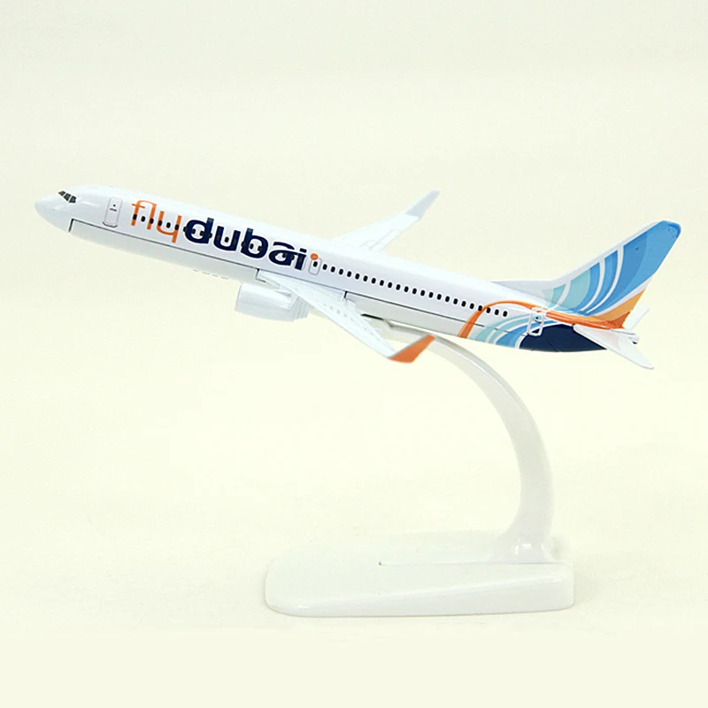 16cm 1:400 Měřítku Letadla Boeing 737 B737 Dubai Airlines, Flydubai Kovové Letadlo Model Letadla Model Sběratelskou Dekorace 5