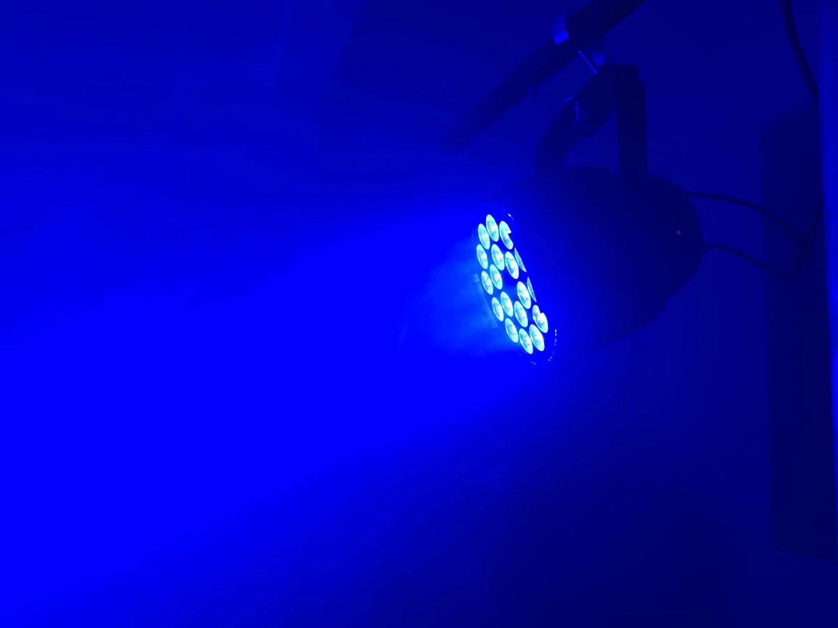 18x18w 6in1 rgbwa+uv led par světlo DJ Par Plechovky, Hliníkové slitiny světlo dmx 512 dmx Strobe osvětlení mytí Fázi světelné efekty 1