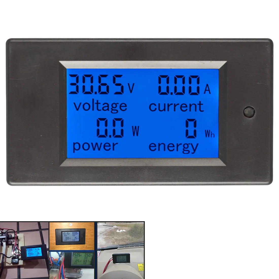 1ks DC 6.5-100V 0-100A, LCD Displej Digitální Aktuální Napětí Power Energy Meter Multimetr, Ampérmetr Voltmetr 100A Proud Bočníku 1
