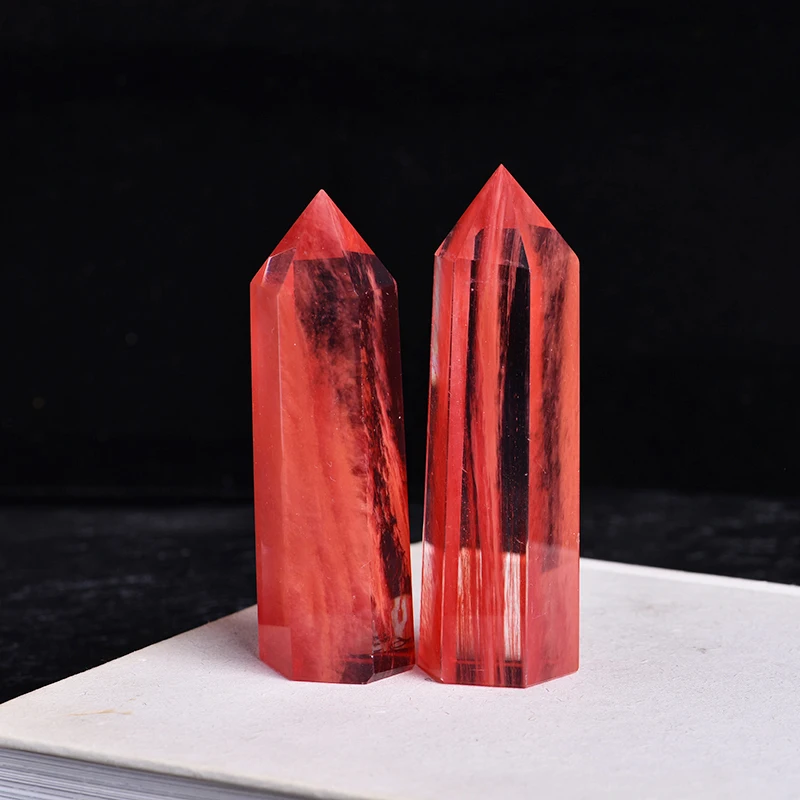 1KS Opál Hexagonální Sloupce Crystal Point Opravy Crystal Léčení Kouzelná Hůlka, Kámen bytového Feng Shui Studie Dekorace Pokoje 3