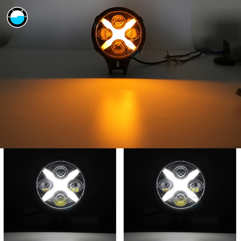 2 ks 6 palcový Kolo Led Pomocné Světlo 60w Auto LED Reflektor s X Angel Eyes DRL Řízení pro Off Road 4X4 Vozidlo Nákladní automobily. 0