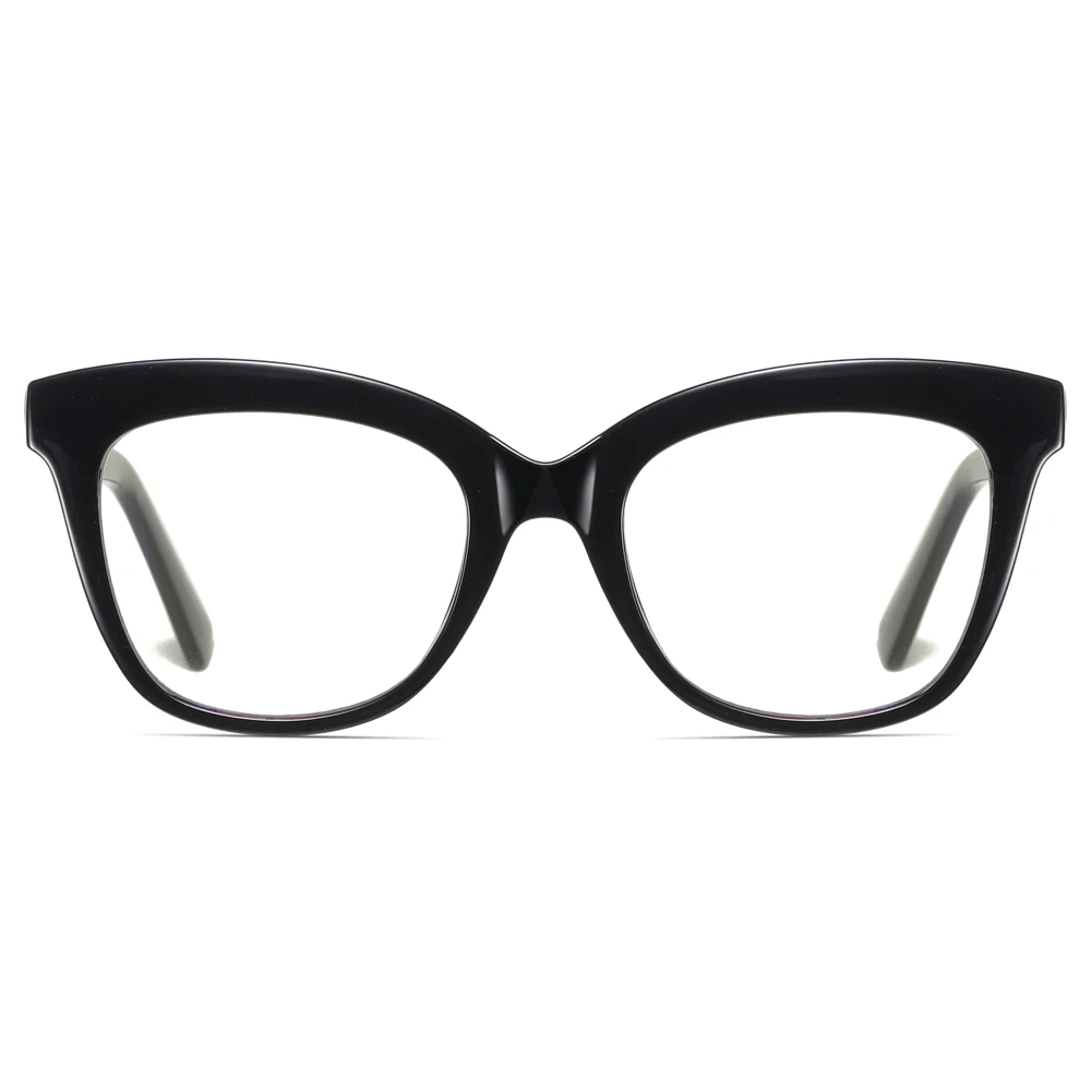 2020 Módní Počítačové Brýle Modré Světlo Blokování Brýle Anti Blue Ray TR90 Tlustý Rám Černé Retro Optika Brýle pro Ženy 2