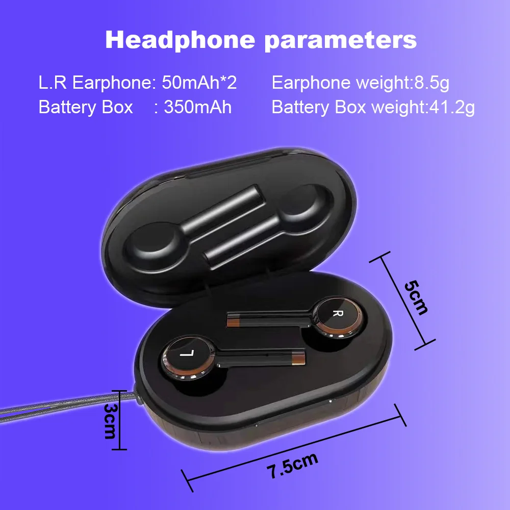 2020 Nové L2 TWS Sluchátka Bezdrátová Bluetooth 5.0 sluchátka Smart Binaural Noise Reduction Sportovní Sluchátka S nabíjecí Box 2