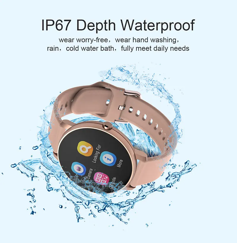 2020 Nové módní Fitness chytré hodinky, sportovní Vodotěsné Pro iPhone/Android smartwatch muži ženy Srdeční frekvence, Krevní tlak tracker 4