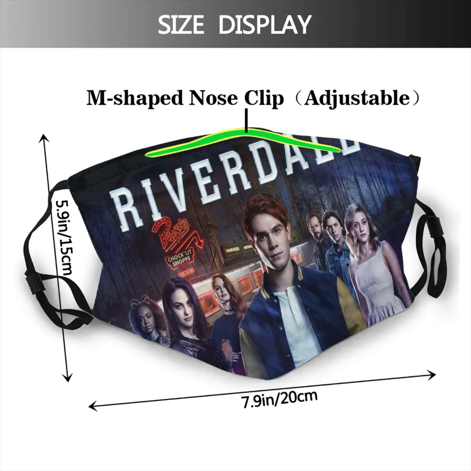 2020 nové riverdale vzduchový Filtr maska na obličej harajuku žena/muž filtr Úst pěna maska riverdale jughead t shirt chlapci/dívky maska 2