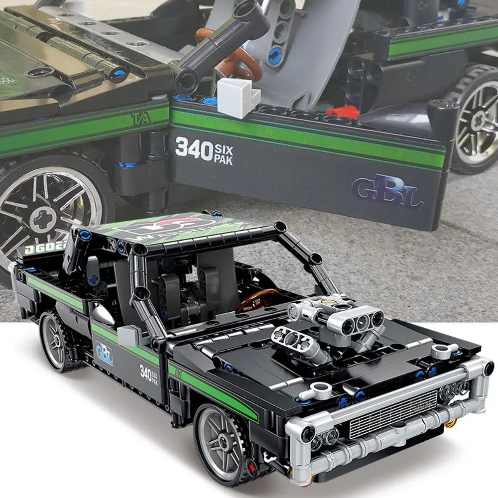 2020 Nové Stavební Bloky 42111 Model Rychlosti Auto Šampion Technic Creative City Car Vozidla Vytáhnout Zpět Vzdělávací Děti, hračky, dárky 0