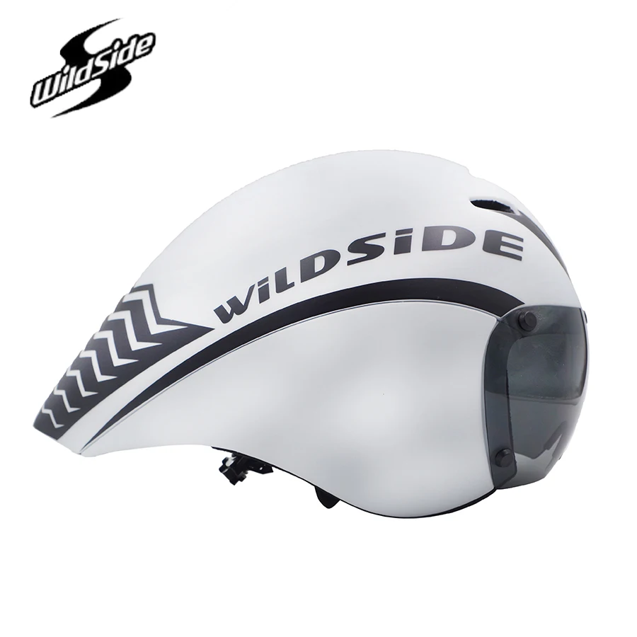 2020 nové wildside na koni cyklistické helmy silniční cyklistické helmy závodní magnetické přilba bike triatlon zkušební brýle TT přilba na kolo 5