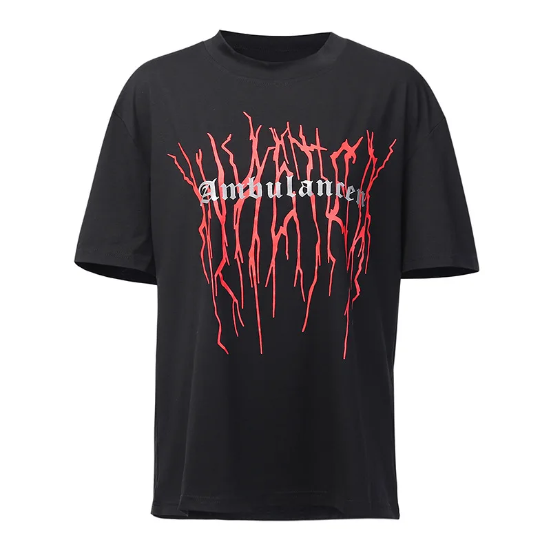 2020 Summer Grunge Punk Gothic trička Volné Streetwear Harajuku Dopis Vytisknout Módní Ženské Tričko Ležérní Estetické 0