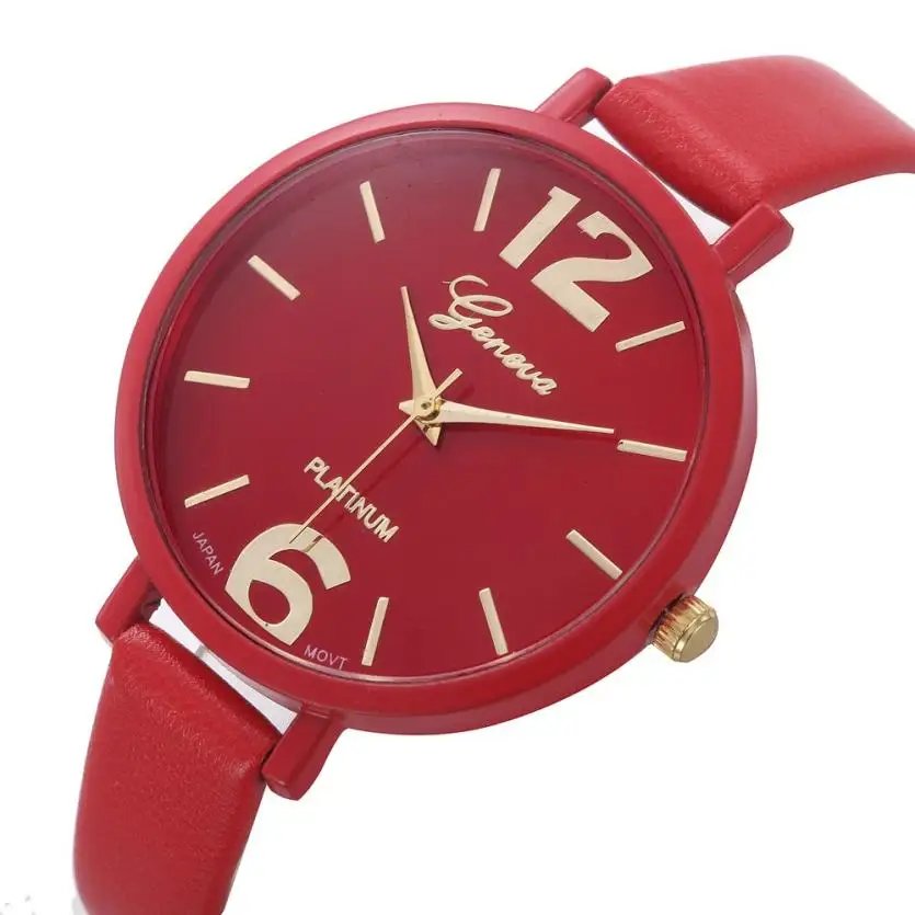 2020 žena hodinky nové módní Ženevě Ženy Umělé Kůže Analogové Quartz Náramkové Hodinky dámské sportovní ležérní elegantní náramky A65 2