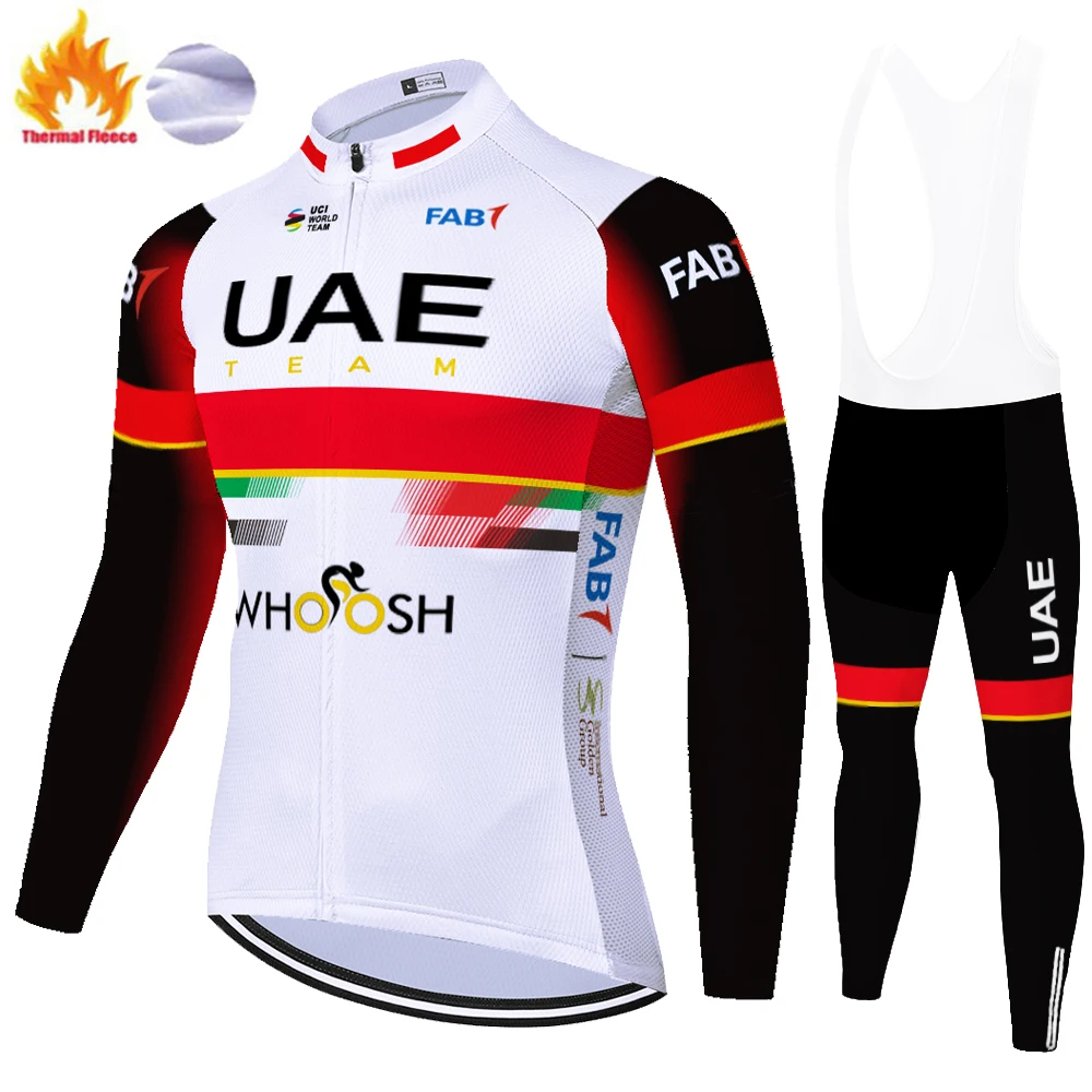2021 de france tým SAE šampion cyklistika kit Zimní Tepelné Rouno cyklistické oblečení muži 20D gel bicicleta ropa hombre 4