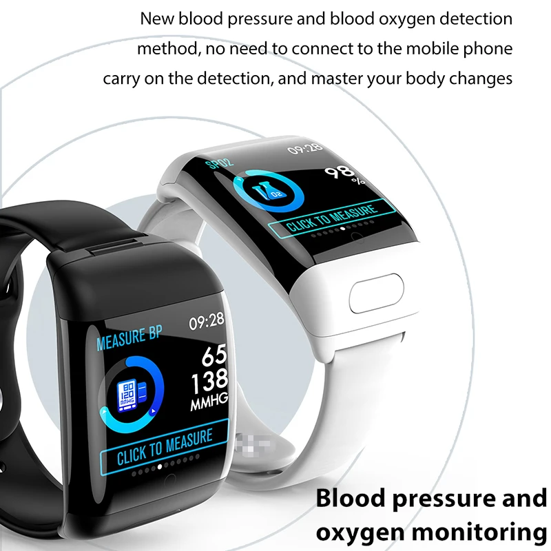 2021 Nové Chytré Hodinky Pro Muže, Ženy, 1.3 Full Touch S Bluetooth Sluchátka 2 v 1 Smartwatches Srdeční Frekvence, Krevní Tlak Náramek 3