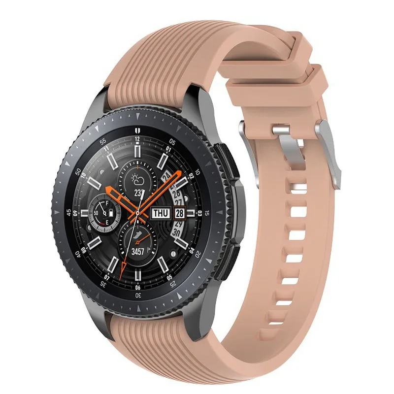 20mm 22mm Silikonové hodinky kapela pro Samsung Gear S4 Hranice Klasické kapely už náhradu band pro Samsung Galaxy Hodinek 46mm 42mm popruh 4