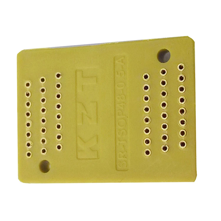 2ks/lot nástěnka TSOP48-0.5 Mezikus Deska Zásuvka Pin Adaptér Deska Hořet v Zásuvka Zkušební Zásuvky Plug pin 0
