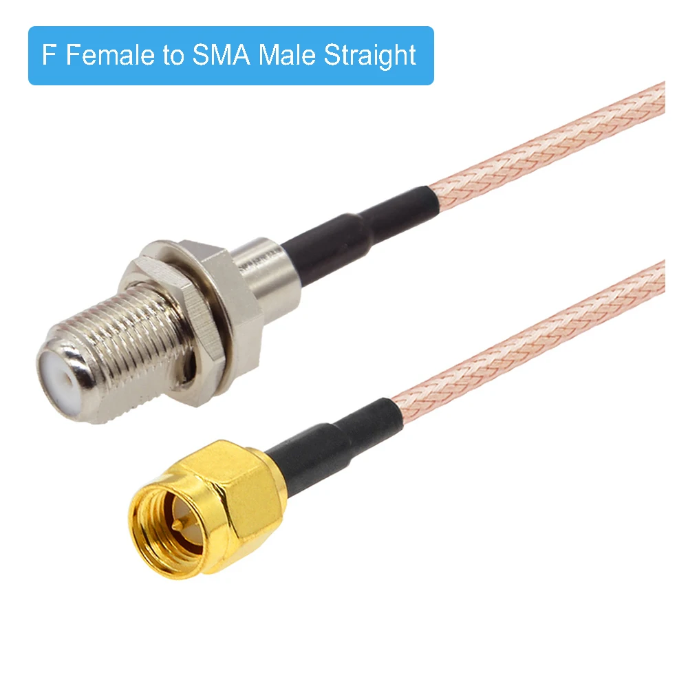 2ks/lot SMA zástrčka-F Female Konektor Pigtail RG316 Kabel WIFI Antény Routeru Prodlužovací Kabel SMA F Kabel RF Koaxiální Propojovací 5