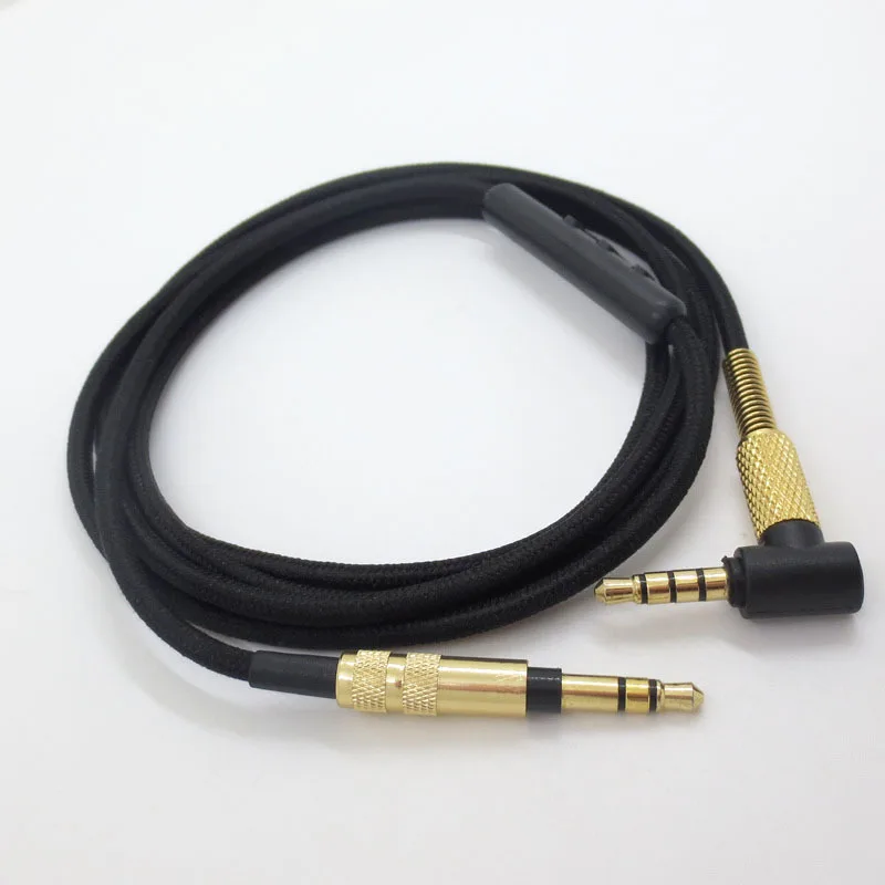 3.5 MM Sluchátkový Adaptér s Mikrofonem, Ovládání Hlasitosti Audio Kabel pro Sony mdr-10r MDR-1A XB950 Z1000 MSR7 Sluchátka Kabel 2