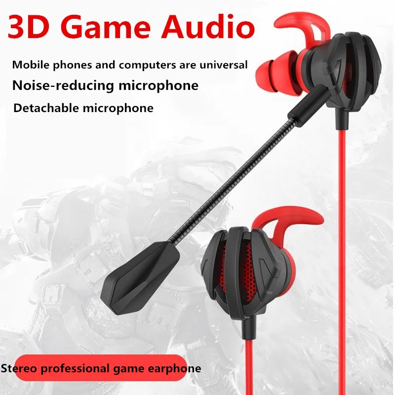 3,5 mm Univerzální sluchátka Herní sluchátka, Hudba, Sport, Sluchátka Stereo Sluchátka dodávky Pro Mobilní Telefon Xiaomi Redmi Note 7 1