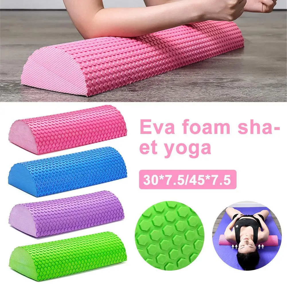 30-45cm semi-kruhové masáže EVA pěny šachty jógy, Pilates, fitness zařízení s masážní plovoucí řádovou čárkou 1
