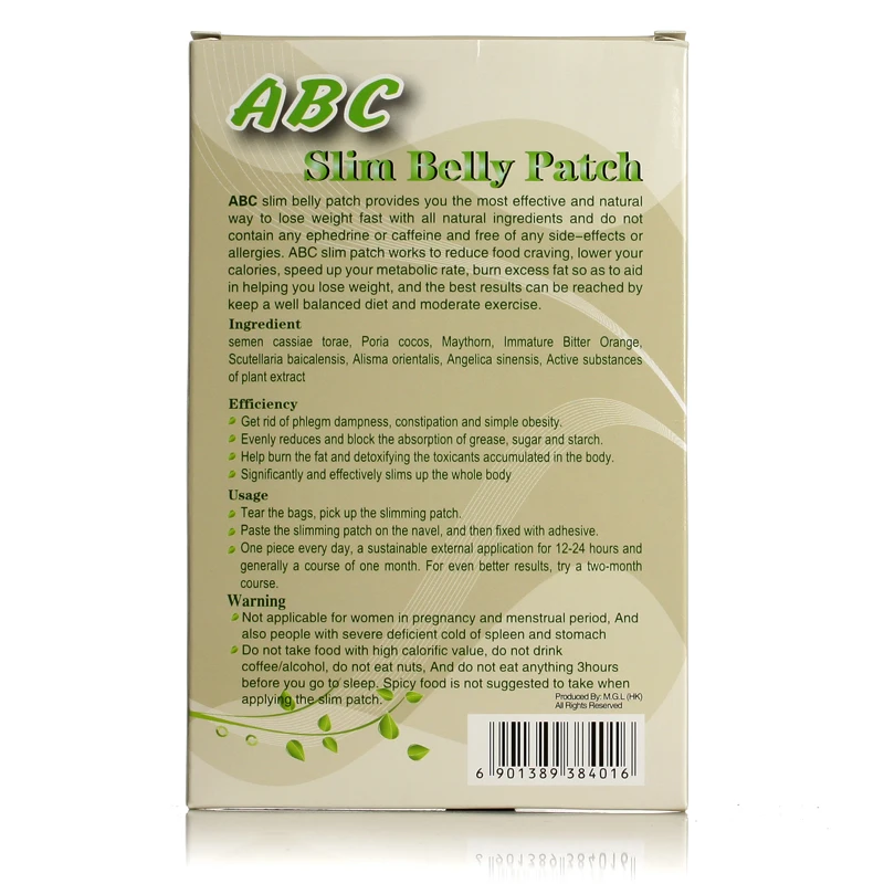 (30 záplaty) Magnetické Hubnutí břicho patch dieta Pupku Štítku Slim Patch Hubnutí, rychlé chuť k jídlu ovládání 0