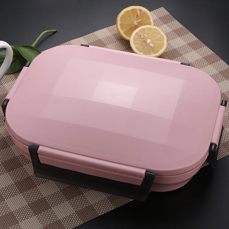 304 Termoska z Nerezové Oceli Oběd Box pro Děti Šedá Taška Set Bento Box Nepropustné Japonský Styl Jídlo Kontejner Tepelné Lunchbox 5