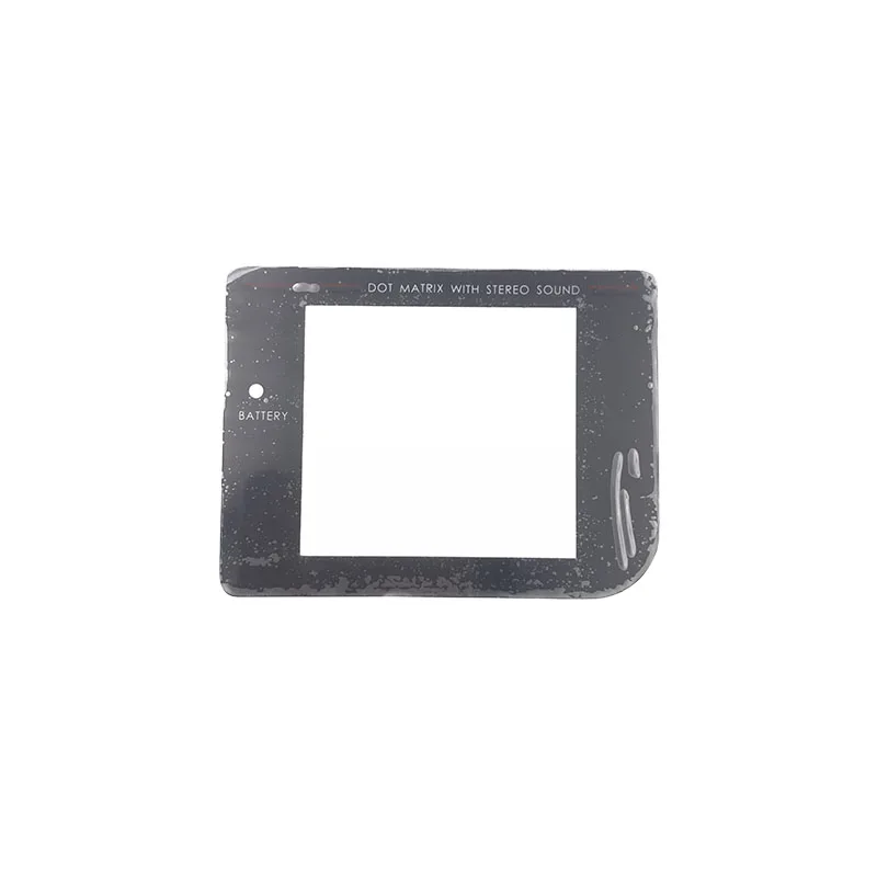 30KS Plast Sklo Grey Black Pro Nintendo Game Boy Originální Náhradní Šedá Obrazovka Objektiv Pro DMG 0