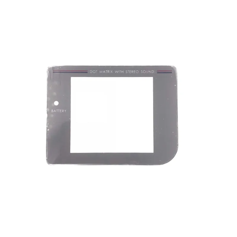 30KS Plast Sklo Grey Black Pro Nintendo Game Boy Originální Náhradní Šedá Obrazovka Objektiv Pro DMG 1