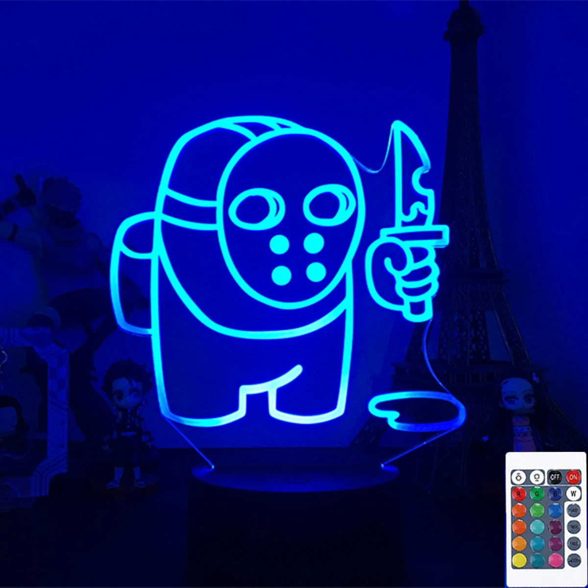 3D Iluze, Mezi Námi Lampa LED Noční Hra Lignt Stůl Stolní Lampa USB Powered Led Světla Ložnice Dekorace Home Dekor Dítě Dárek 0