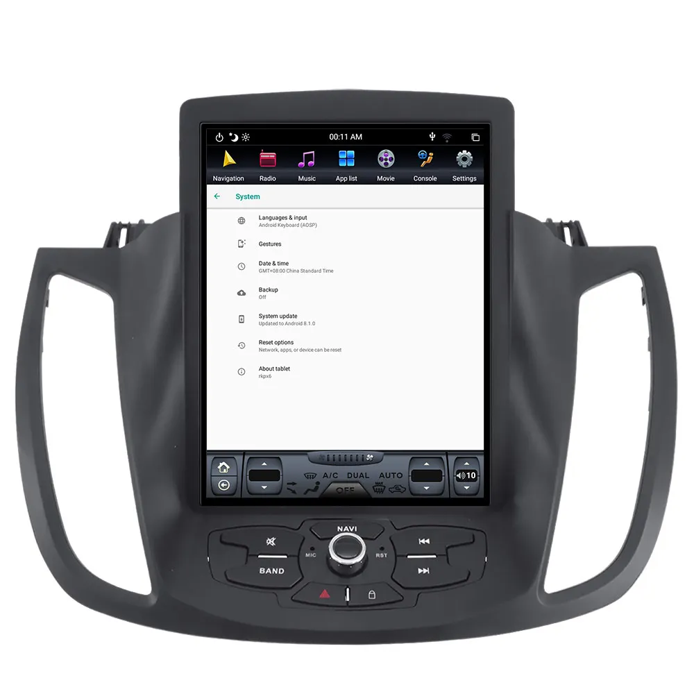 4+128 G autorádia Pro Ford Kuga 2012-2017 Android 9.0 Rádio Multimeida GPS Navigace, DVD Přehrávač Tesla hlavní Jednotka Dotykový displej DSP 1