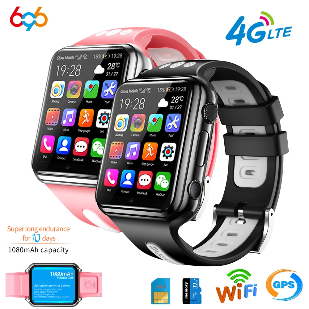 4G, GPS, umístění Wifi Student/Děti SmartWatch Telefon H1/W5 systém android clock app nainstalovat Bluetooth Inteligentní hodinky 4G SIM Karty 4