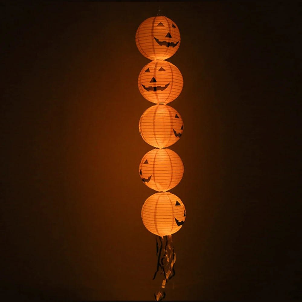 4ks Halloween Dýně Lucerny LED String Světla Svátek Halloween Vánoční Večírek, Zahradní Dekorace, Lucerny Světlo 0