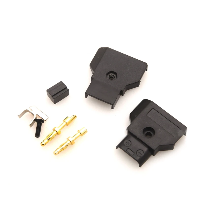 5kusů ABS DTAP D-Tap Konektor DIY pro DSLR Rig napájecí kabel V-mount, Anton C Baterie Konektor Samec #20/19W 5