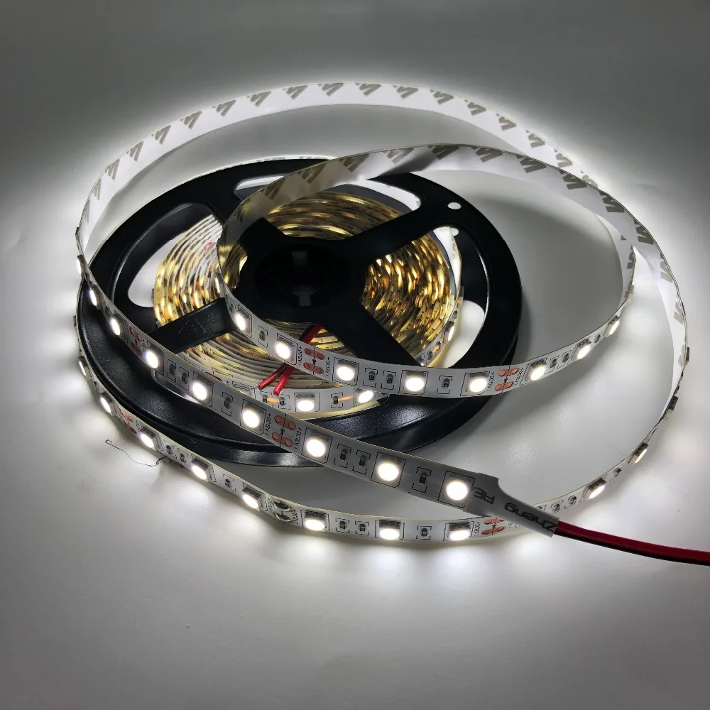 5M LED pásek 5050 RGB světla 12V Flexibilní Domácí Dekoraci, Osvětlení SMD 5050 Vodotěsné LED Pásky Bílá/Teplá Bílá/Modrá/Zelená/Červená 3