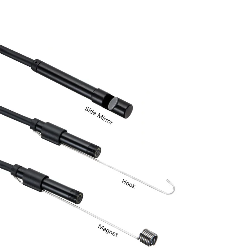 7mm 2v 1 USB Endoskop 480P HD Had Trubice a Android Boroskop USB Endoscopio Inspekční Micro Kamera pro PC, Chytrý Telefon 0