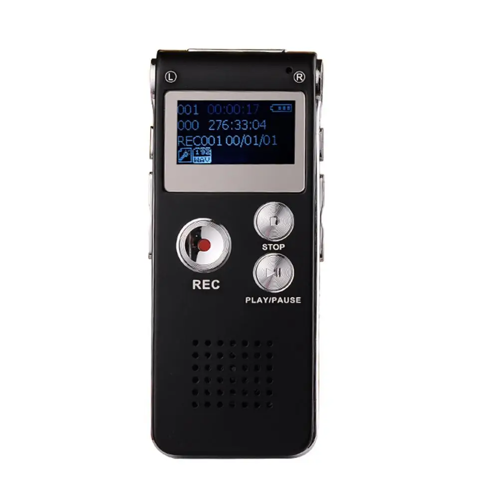 8GB Klip USB Digitální Hlasový Záznamník, Audio, Diktafon, Nahrávání Pero MP3 Přehrávač 2