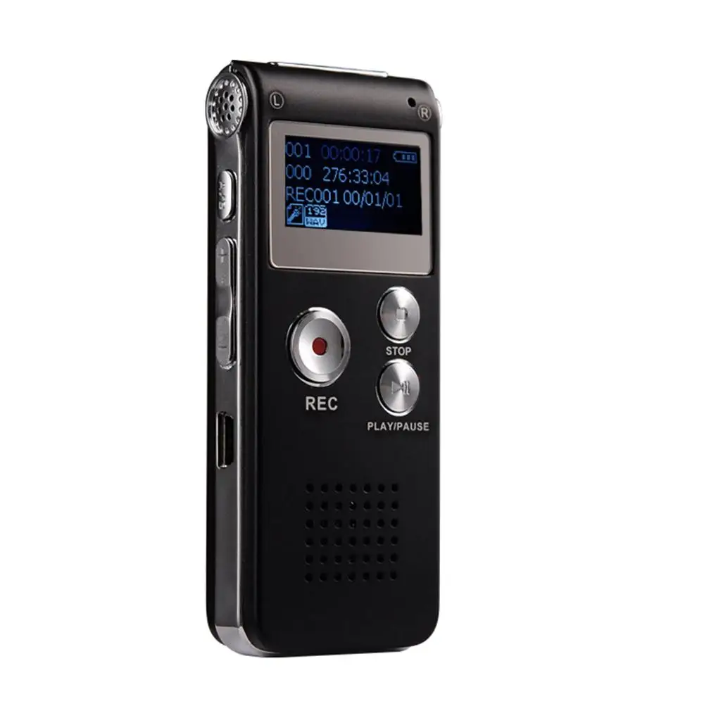 8GB Klip USB Digitální Hlasový Záznamník, Audio, Diktafon, Nahrávání Pero MP3 Přehrávač 3