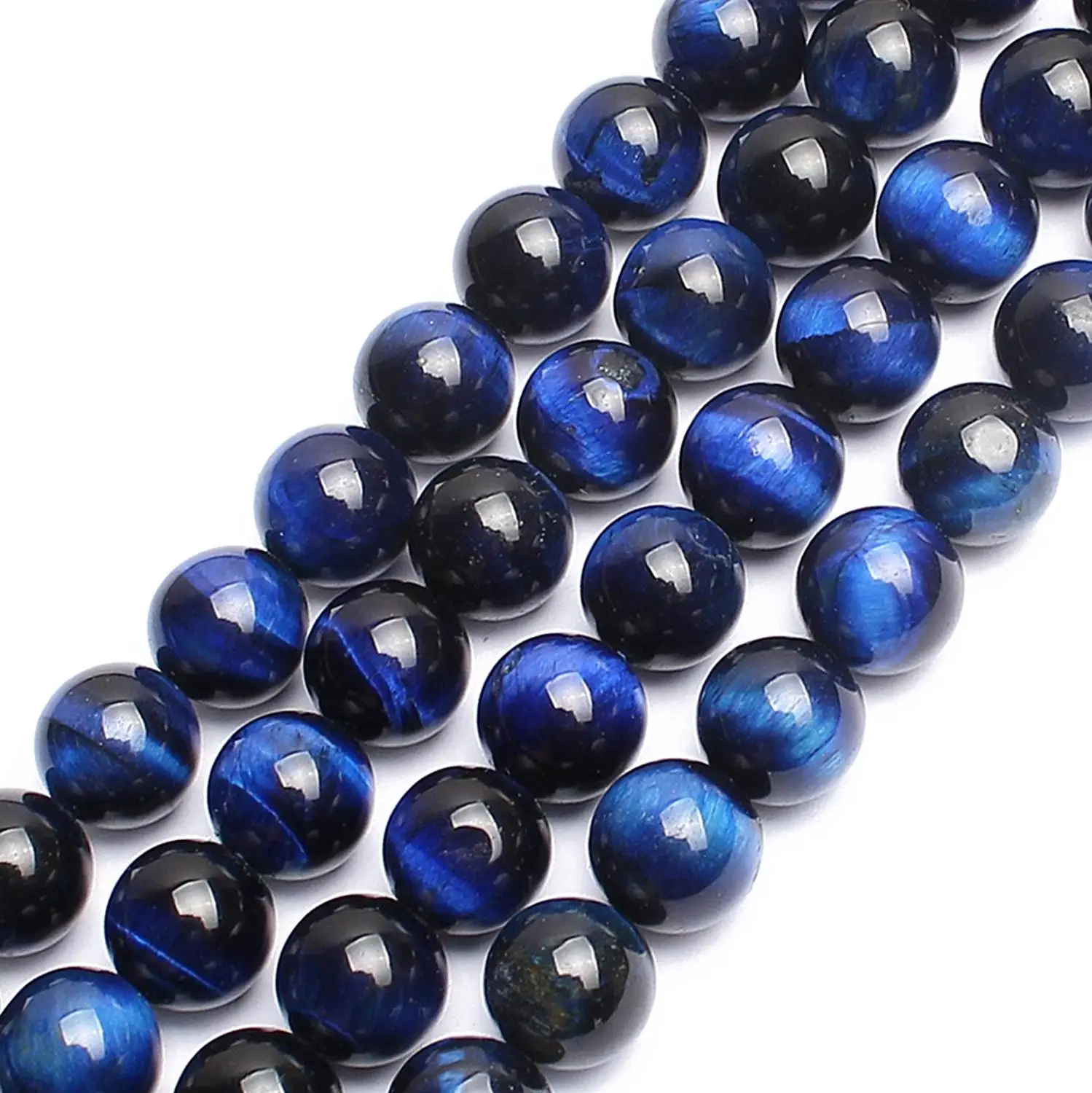 A++ Přírodního Kamene Korálky Modré Tygří Oko Kulaté Korálky Pro Výrobu Šperků 15 palcový Vybrat Velikost 6.8.10.12 mm, Takže Náramek-F00125 2