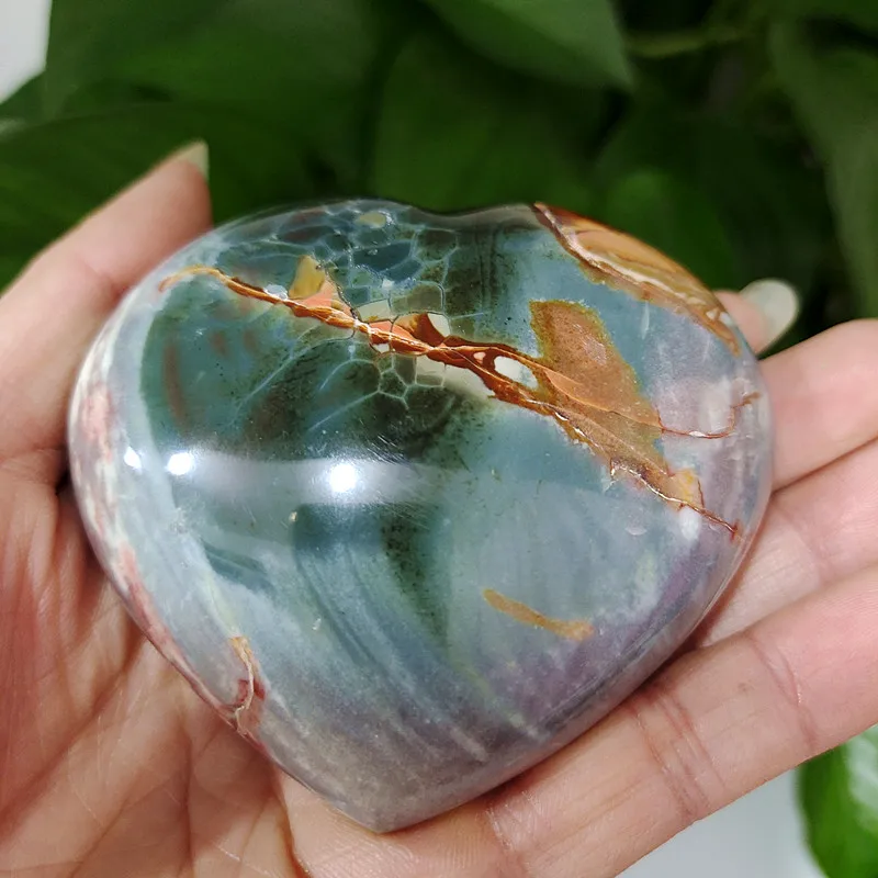 AAA Přírodní kamenné moře srdce crystal kámen minerální exemplář crystal stonLove ornament 5