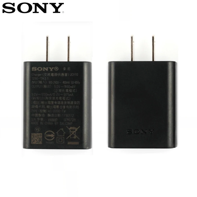 Adaptér pro Rychlé Nabíjení Nabíječka UCH10 Pro Sony Xperia E5 C5 Ultra Z5 Premium J5 Z5 Compact Kompaktní XA, XZ Pro PY7-21831A E6683 3