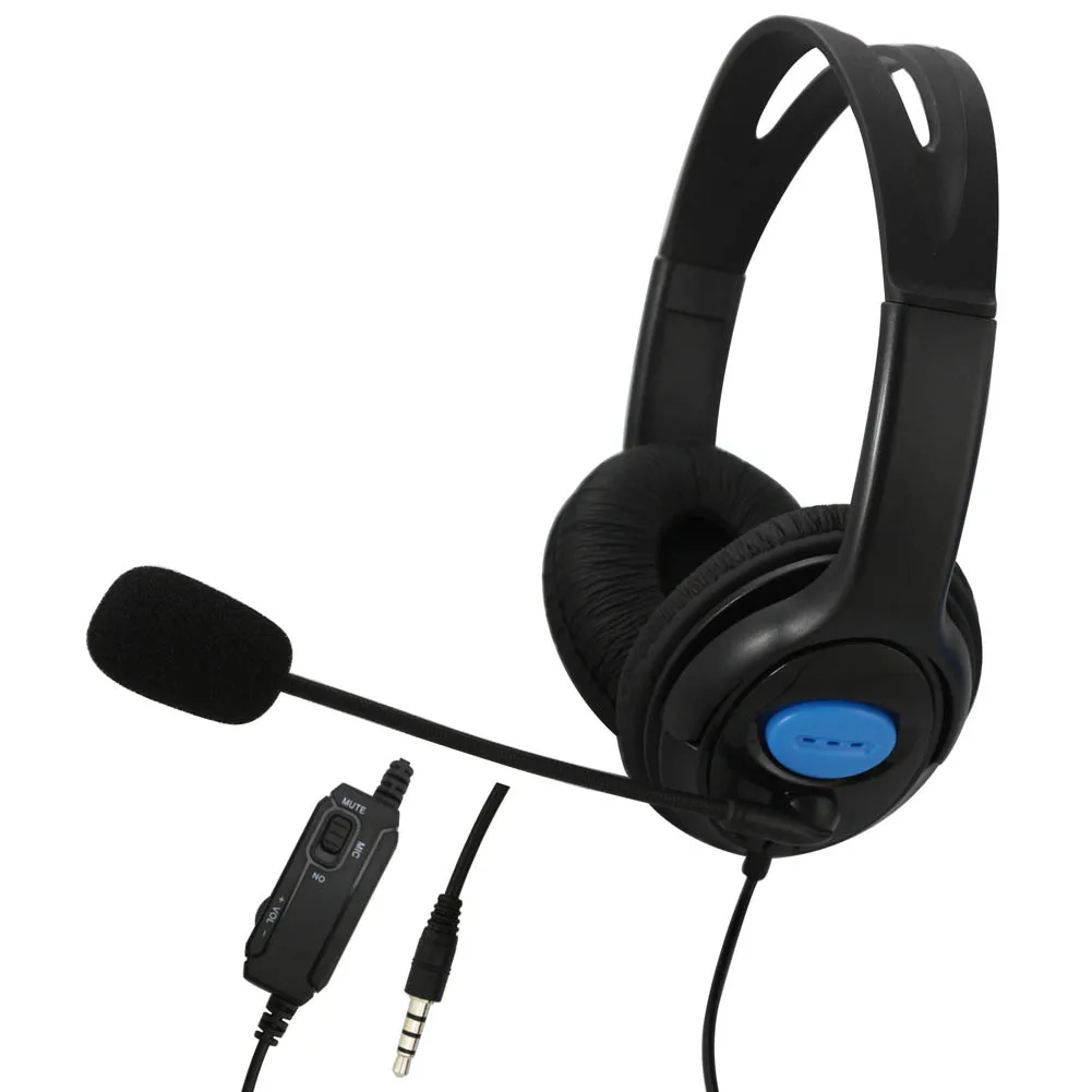 ALLOYSEED Univerzální Kabelové Herní Headset Hráč Sluchátka S Mikrofonem 3,5 mm Pro Počítače Pro Sony PlayStation 4 PS4 4