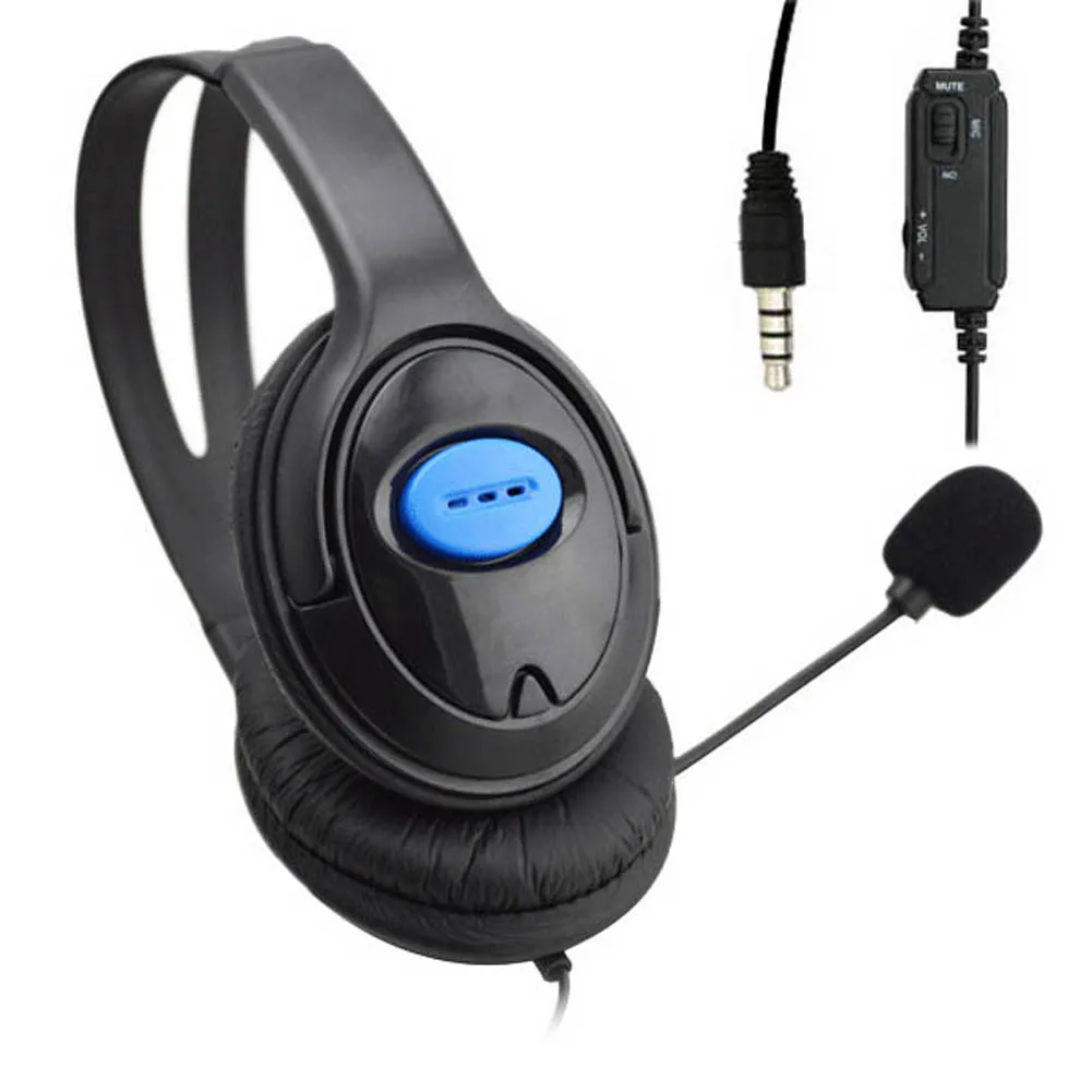 ALLOYSEED Univerzální Kabelové Herní Headset Hráč Sluchátka S Mikrofonem 3,5 mm Pro Počítače Pro Sony PlayStation 4 PS4 5