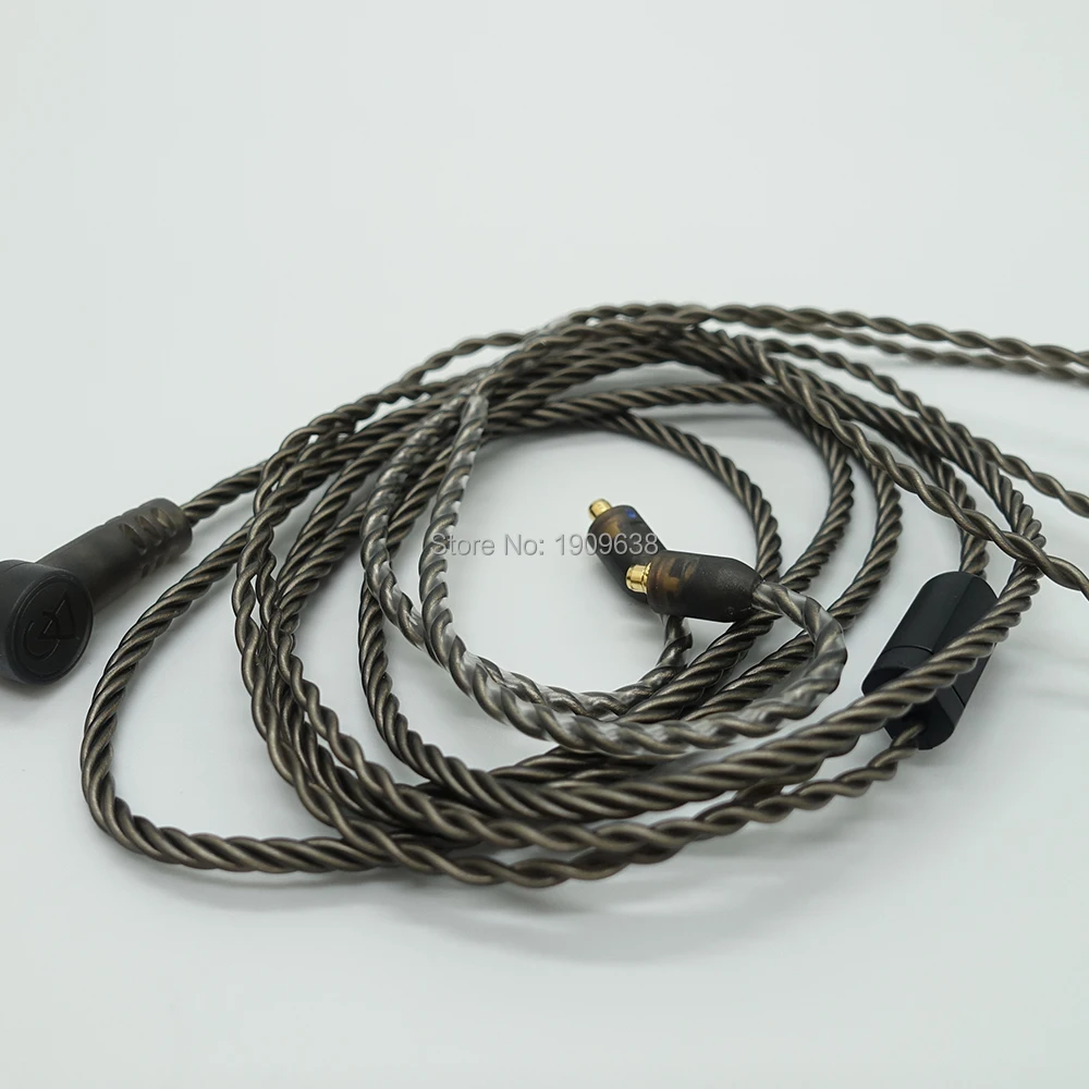 ALO Audio Kouřové Litz Kabel hi-fi Sluchátka Vyvážený Kabel Nový 4-Pramenné postříbřená Měď MMCX 3,5 mm Plug sluchátka Sluchátka 3