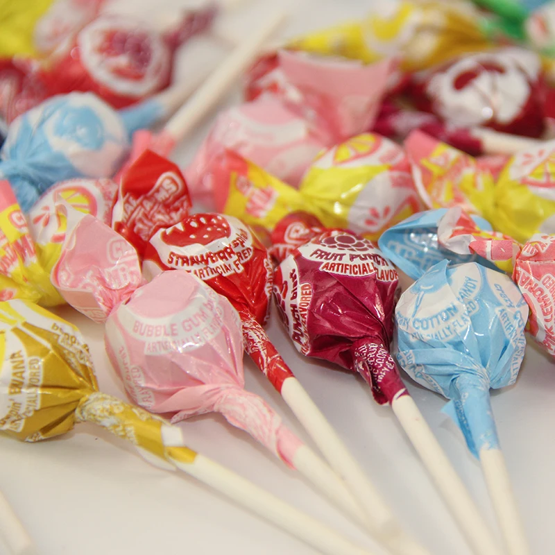American Candy CHAMS Lollipop 18 chutí 400PCS 50KS smíšené ovoce chuť děti, občerstvení, vánoční Dárek 1